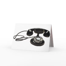 Classic Telephone Greeting Card