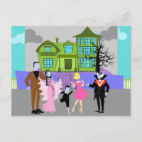 Classic Television Monsters Postcard