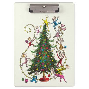 Classic The Grinch   Christmas Tree Clipboard