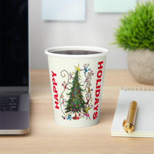 Classic The Grinch   Christmas Tree Paper Cups