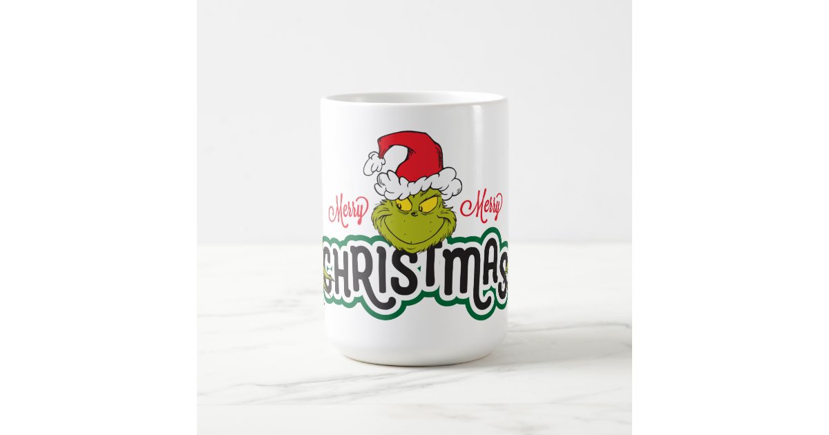 Classic The Grinch | Merry Merry Christmas Coffee Mug | Zazzle
