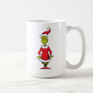Classic The Grinch   Santa Claus Coffee Mug