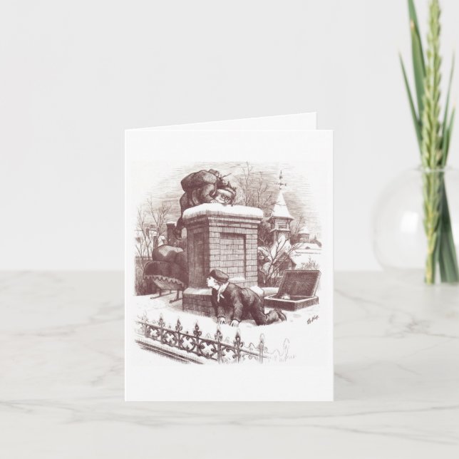 Classic Thomas Nast Christmas Card (Front)