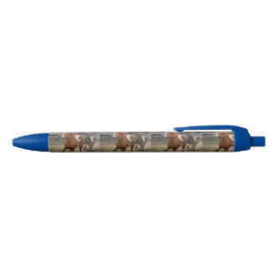 Classic Thoroughbred Race Horse Wins Black Ink Pen