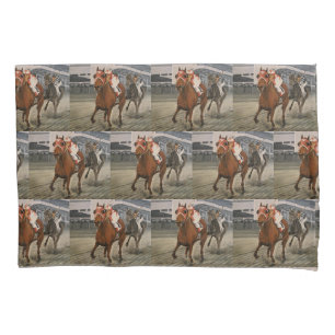 Classic Thoroughbred Race Horse Wins Pillowcase