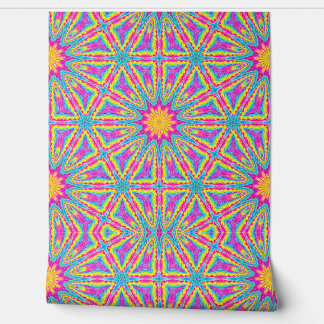 Classic Tie-Dye Kaleidoscope Pattern Wallpaper