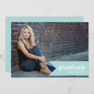 Classic Tiffany Graduation Announcement - Invite