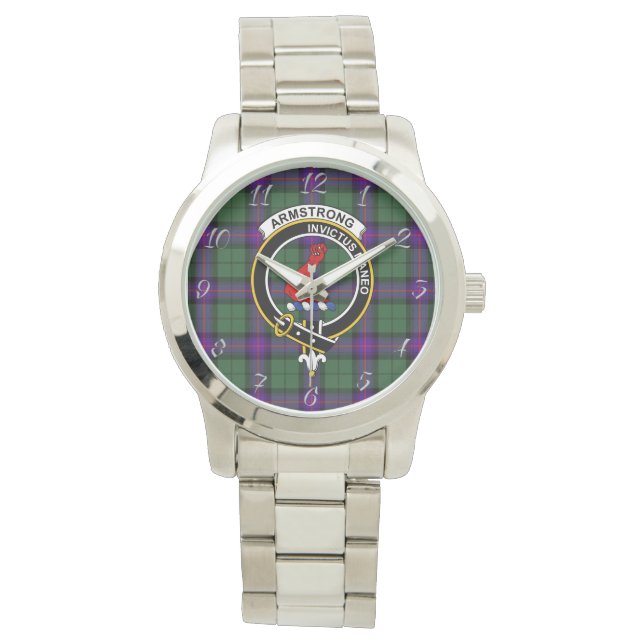 Classic Timeless Clan Armstrong Modern Badge Tarta Watch (Front)