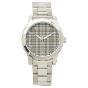 Classic Timeless Clan Burns Tartan Plaid Gift Watch