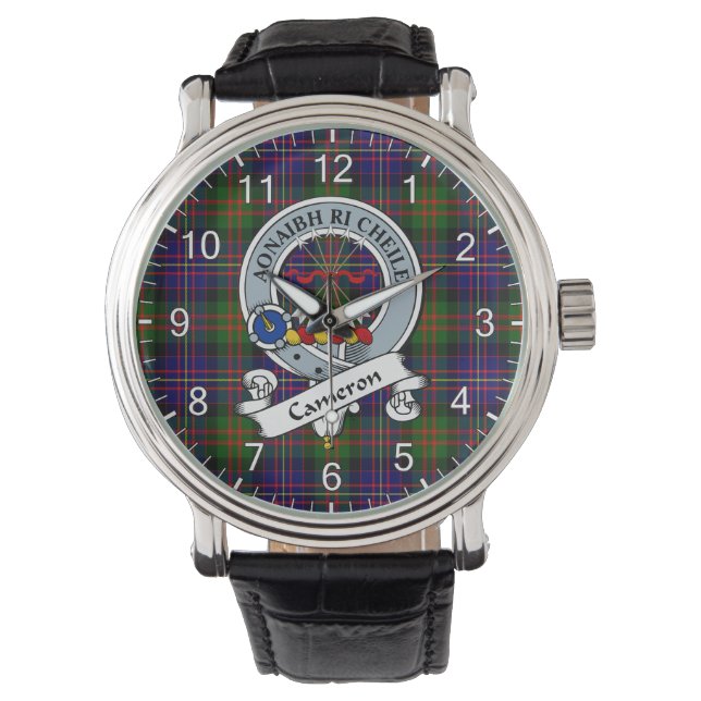 Classic Timeless Clan Cameron Of Erracht Modern Watch (Front)