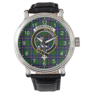 Classic Timeless Clan Carmichael Modern Tartan Bad Watch
