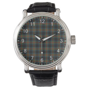 Classic Timeless Clan Denniston Tartan Plaid Gift Watch