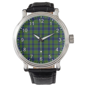Classic Timeless Clan Dixon Tartan Plaid Gift Watch
