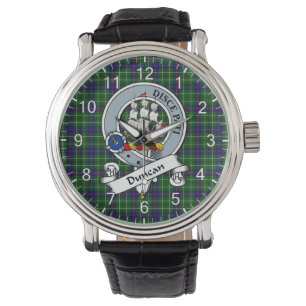 Classic Timeless Clan Duncan Modern Badge Tartan Watch