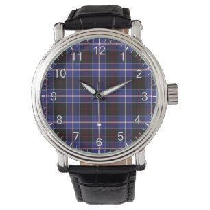 Classic Timeless Clan Dunlop Modern Tartan Plaid Watch