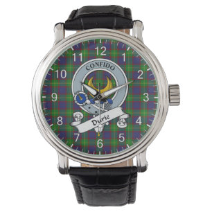 Classic Timeless Clan Durie Badge Tartan Watch