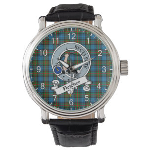 Classic Timeless Clan Fletcher of Dunan Badge Tart Watch