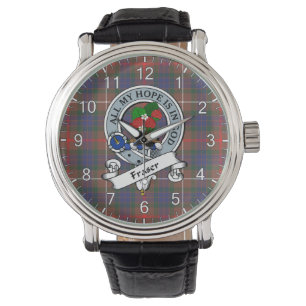 Classic Timeless Clan Fraser Hunting Modern Badge  Watch