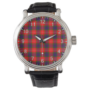 Classic Timeless Clan Fraser Modern Tartan Plaid  Watch