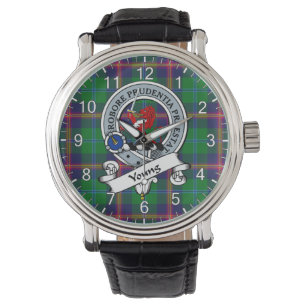 Classic Timeless Clan Young Badge Tartan Watch
