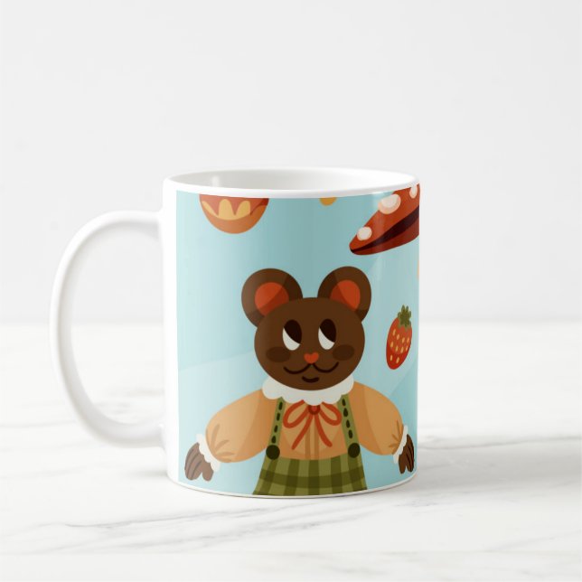 Classic Timeless White Coffee Mug (Left)