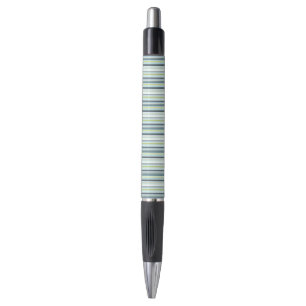 Classic Tiny Stripes in Navy Blue and Khaki Pen