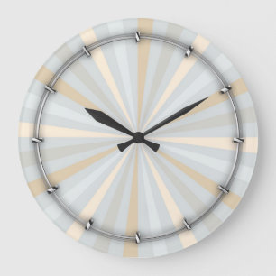 Classic Tones Harmony Spinning Wheel Decor Large Clock