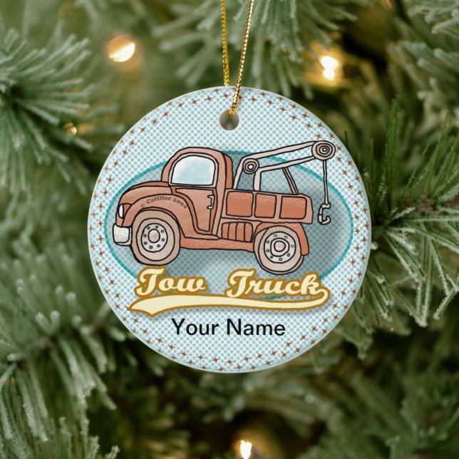 Classic Tow Truck Ornement personnalisé (Arbre)
