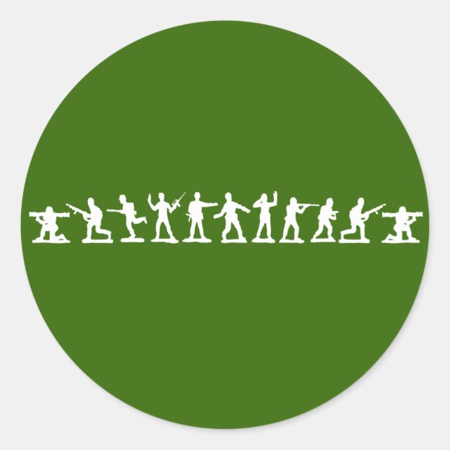 Classic Toy Soldiers Classic Round Sticker (Front)