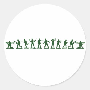 Classic Toy Soldiers Round Sticker