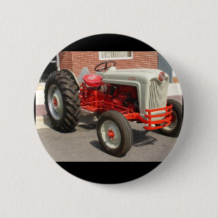 Classic Tractor Bathroom 2 Inch Round Button