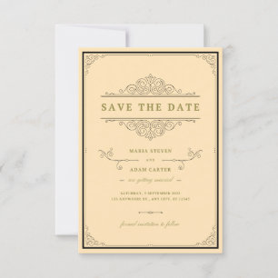 Classic Traditional Wedding Invitation Timeless