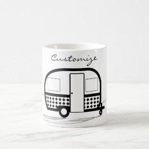 Classic Travel Trailer Caravan Thunder_Cove Coffee Mug