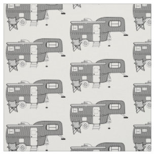 Classic Travel Trailer Caravan Thunder_Cove Fabric