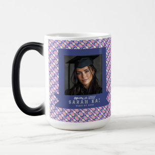 Classic Tribal Pattern Grandaughter Graduation Magic Mug