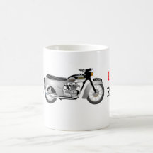 Classic Triumph T100A motorcycle mug