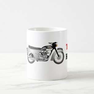 Classic Triumph T100A  motorcycle mug