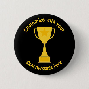 Classic Trophy 2 Inch Round Button
