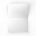 Classic Tropical Black and Burgundy Thank You Card