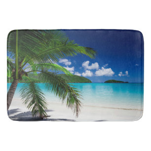 Classic Tropical Island Beach Paradise Bath Mat