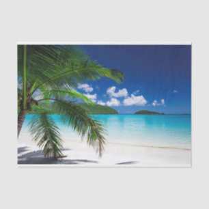 Classic Tropical Island Beach Paradise Tissue Paper