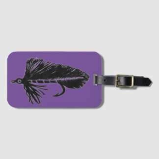 Classic Trout Fly Matuka streamer Luggage Tag