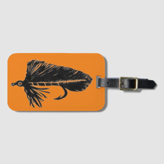 Classic Trout Fly Matuka streamer Luggage Tag