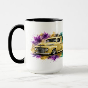 Classic Truck Watercolor Coffee Mug