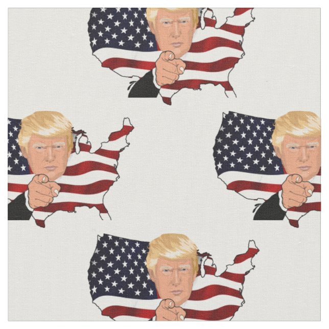 Classic Trump 2020 Fabric (Close Up)