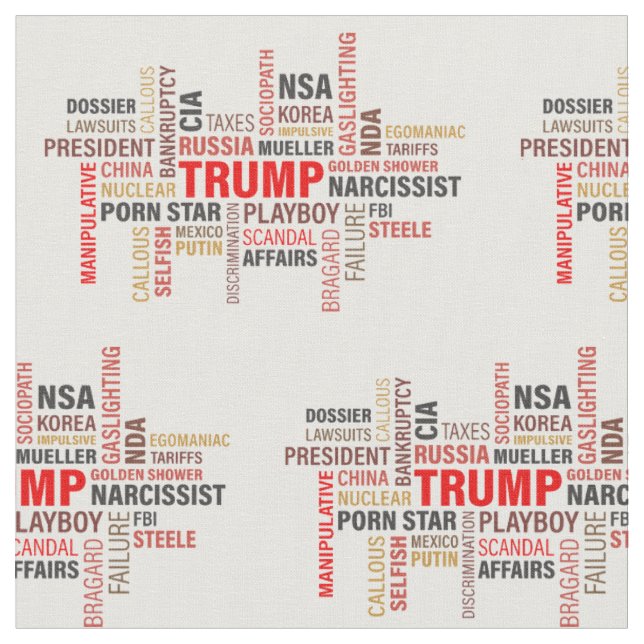 Classic Trump 2020 Fabric (Close Up)
