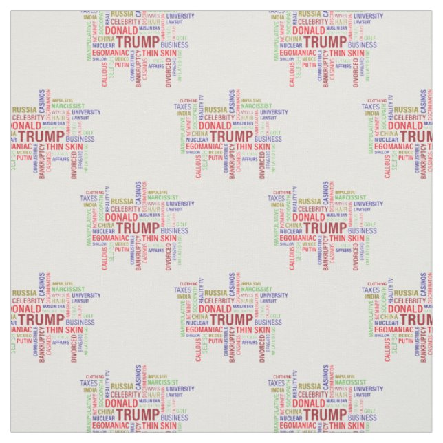 Classic Trump 2020 Fabric (Swatch)