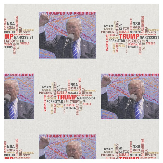 Classic Trump 2024  Fabric (Close Up)