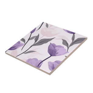 Classic Tulip Ceramic Tiles  For Kitchen Walls