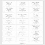 Classic Typography Wedding Guest Address Labels<br><div class="desc">These classic typography wedding guest address labels are perfect for your simple black and white minimal modern boho wedding. The design features formal shabby chic typography. The look will go well with any wedding season: spring, summer, fall, or winter! Please feel free to reach out with any questions regarding the...</div>
